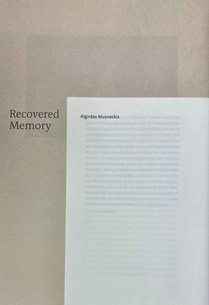 Recovered Memory, Algirdas Musneckis