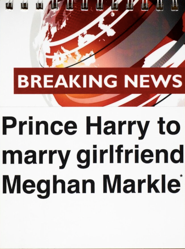 BREAKING NEWS: A Royal Wedding Souvenir, Mark Duffy