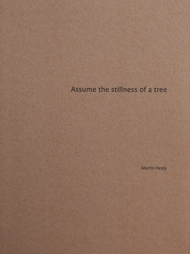 Assume the stillness of a tree, Martin Healy