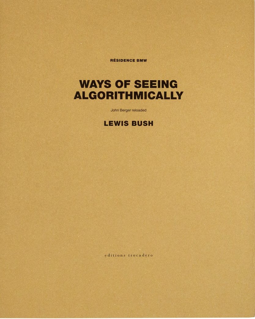 Ways of Seeing Algorithmically