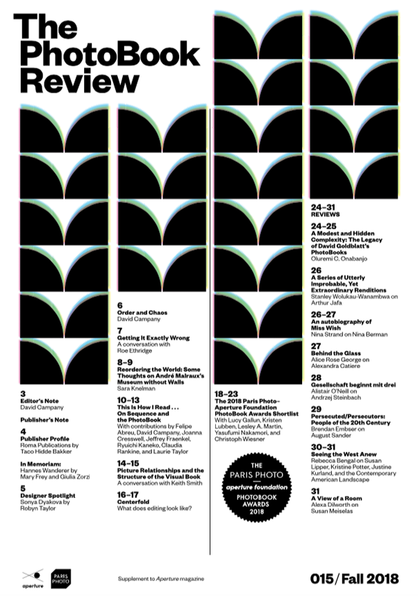 The PhotoBook Review Issue 015