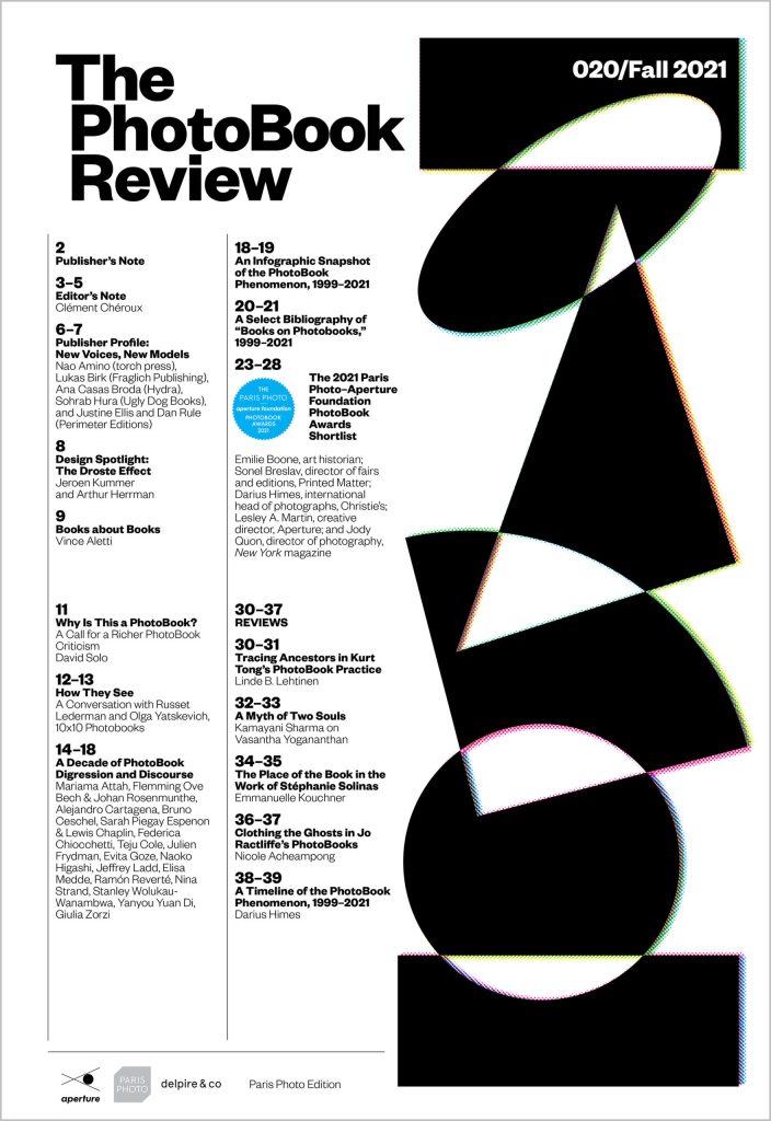 The PhotoBook Review Issue 020