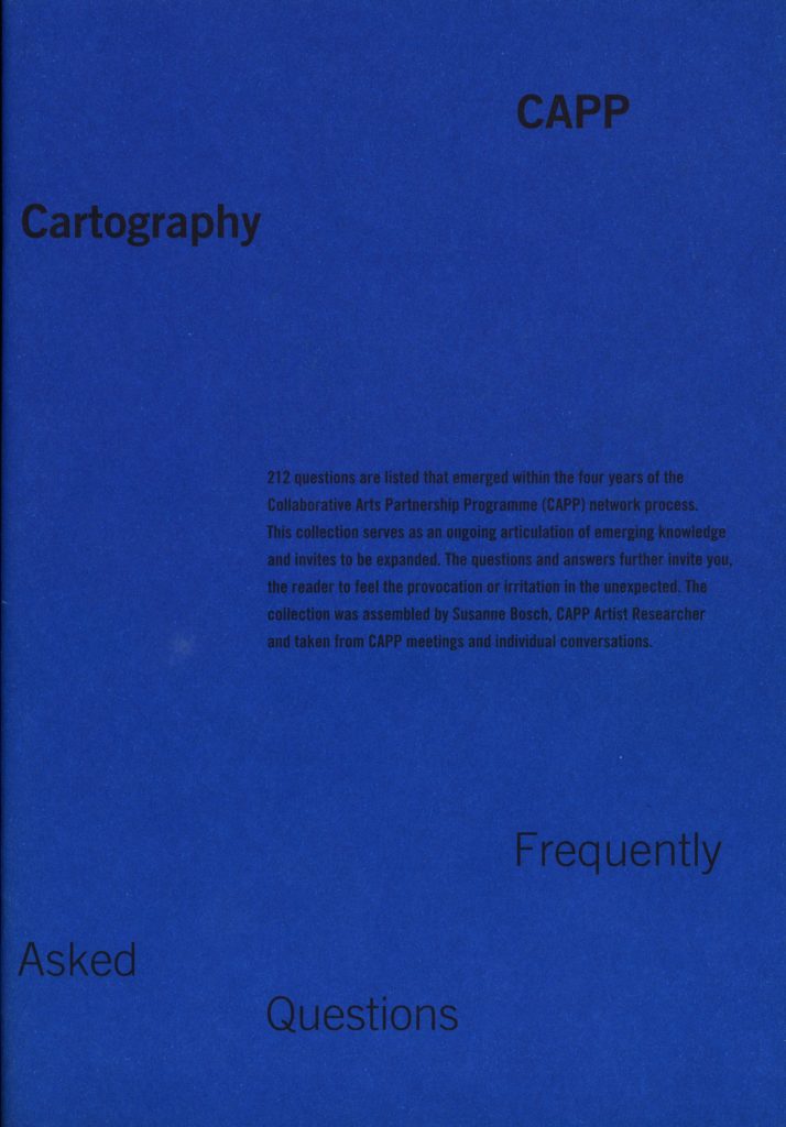 Cartography: Frequently Asked Questions CAPP