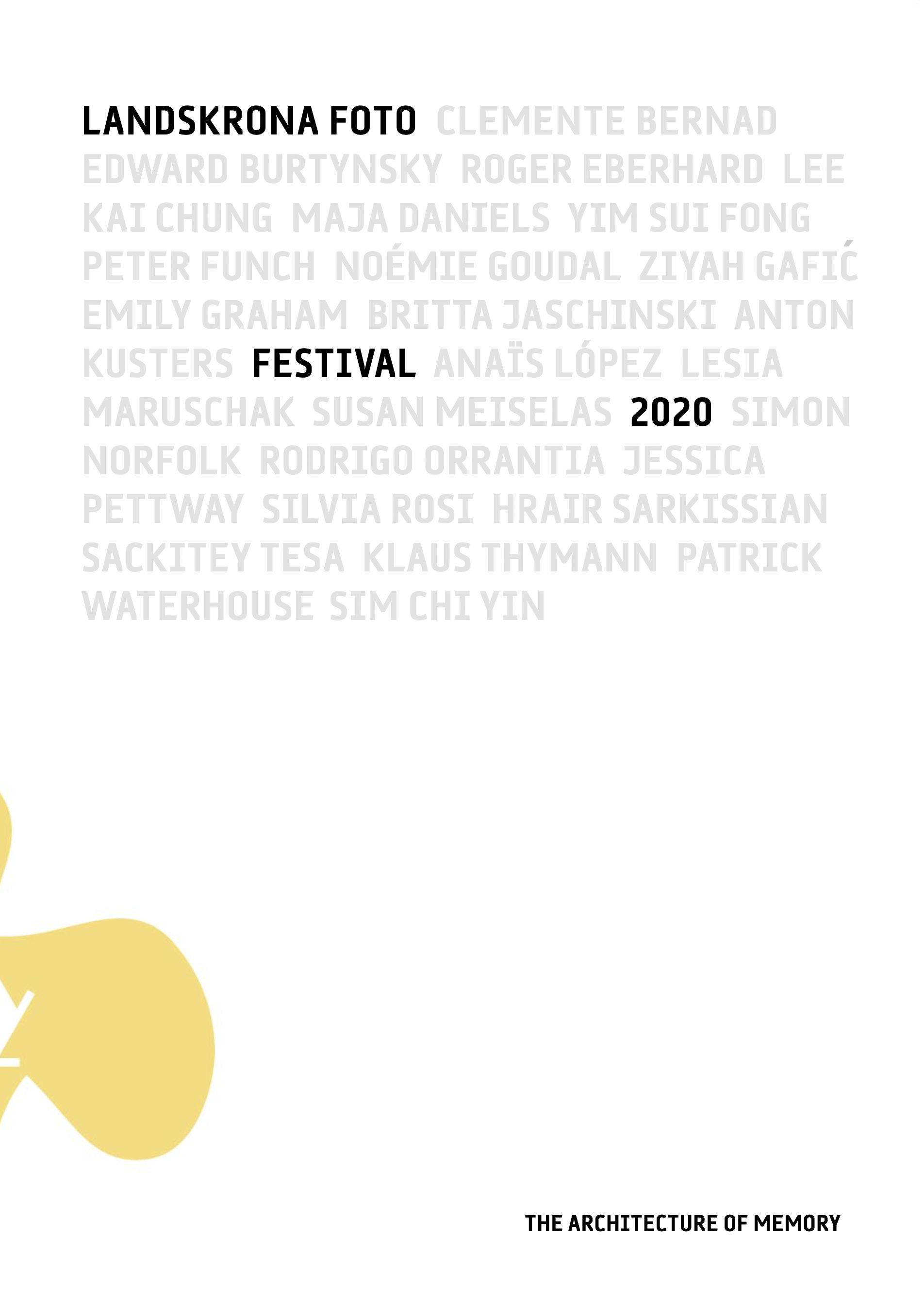 Landskrona Foto Festival 2020: The Architecture of Memory Various Artists