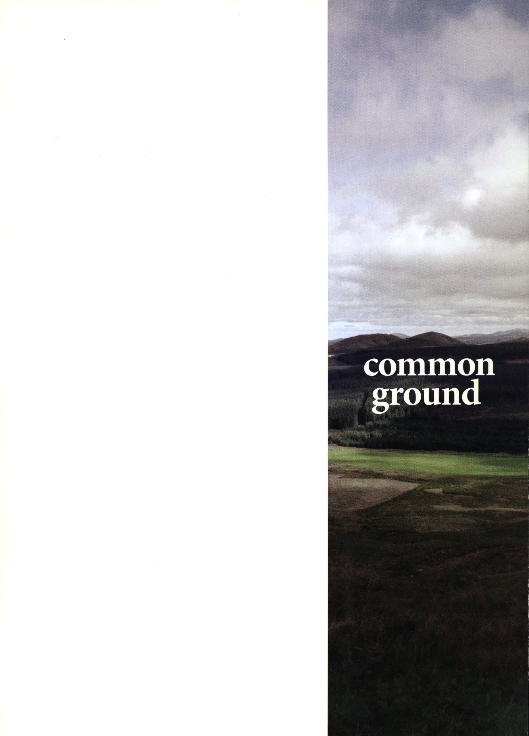 Common Ground Document Scotland