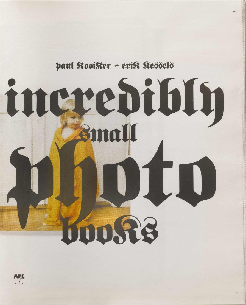 Incredibly Small Photo Books Paul Kooiker and Erik Kessels