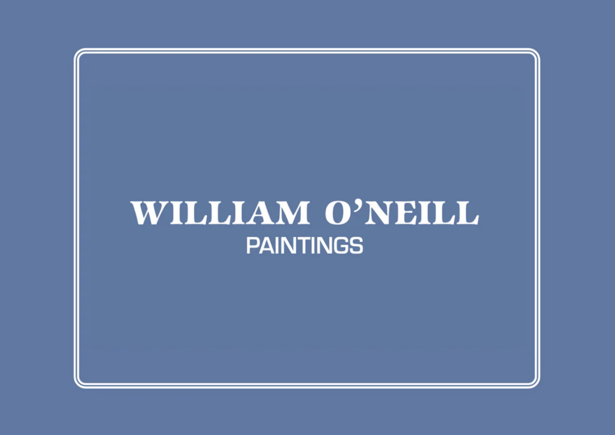 Paintings, William O'Neill