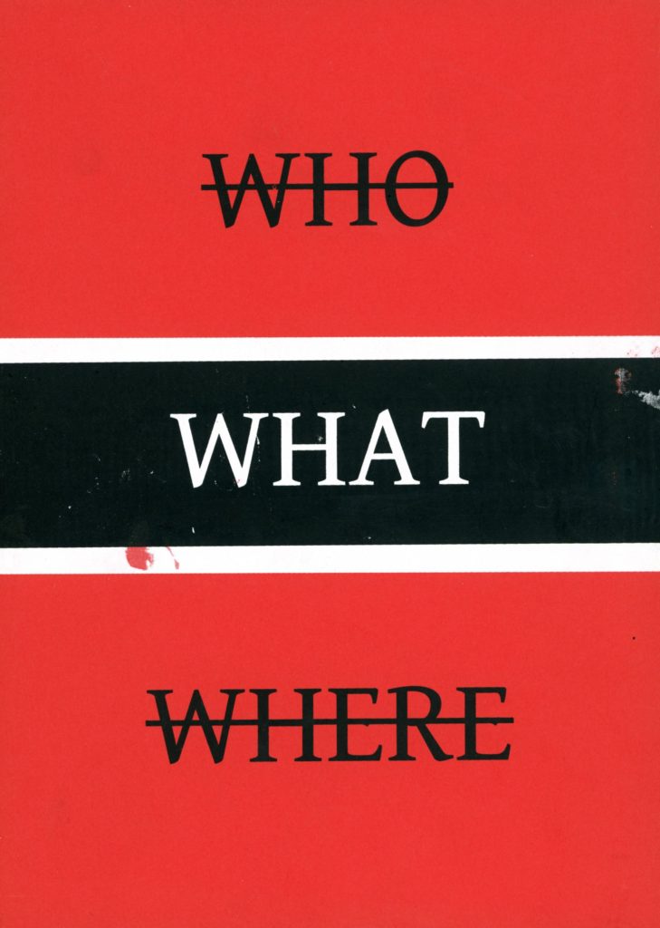 WHO WHAT WHERE 1967, Kristian B. Johansson