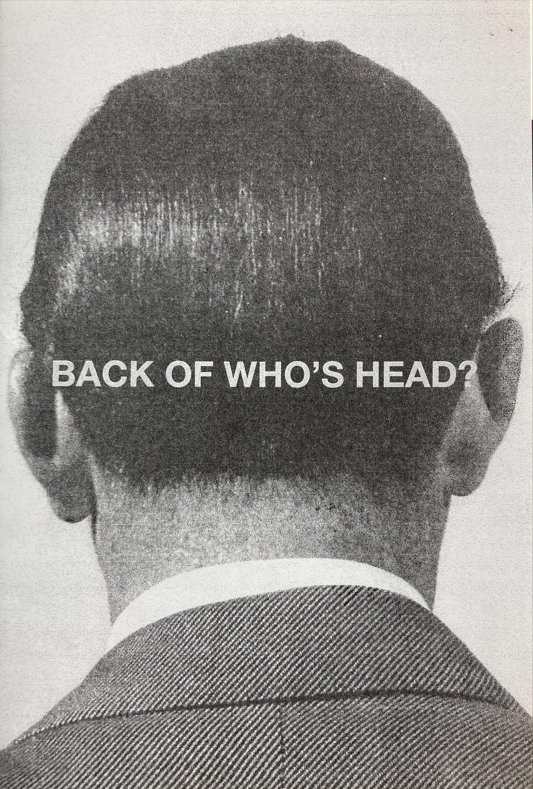 Back of who's head Lucy Tevlin